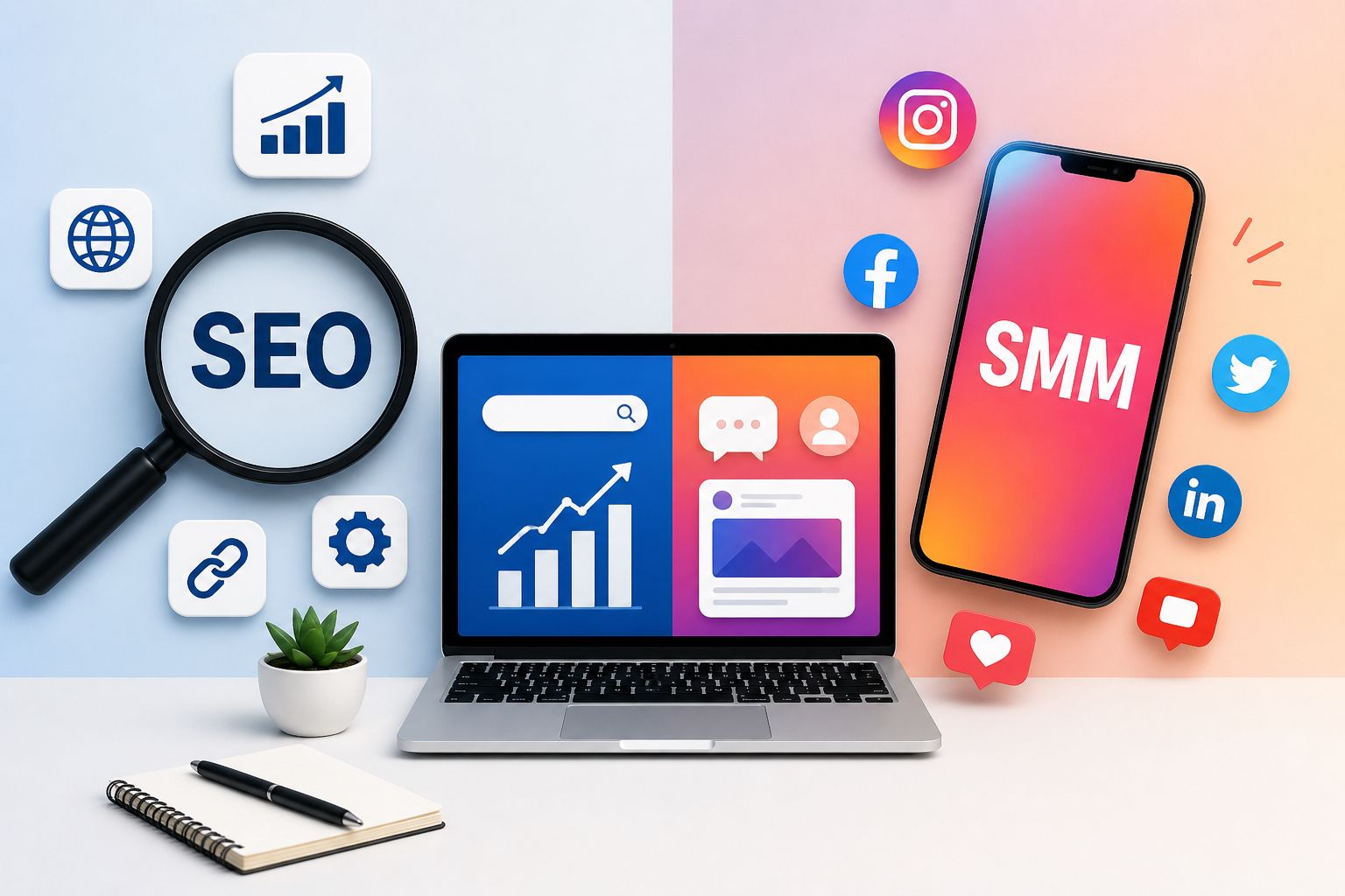 SEO AND SMM
